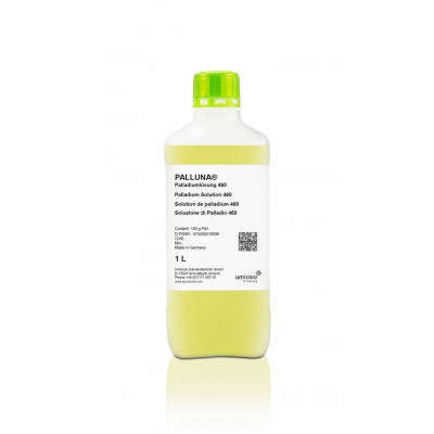 Palladium concentrate solution 460 CoC (100 g Pd/L).