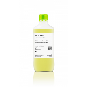 Palladium concentrate solution 460 CoC (100 g Pd/L).