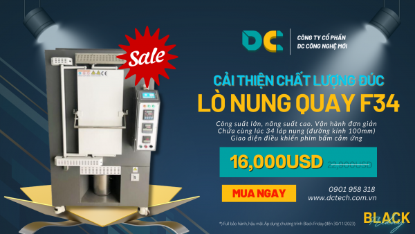 Cải thiện Chất lượng Đúc bằng LÒ NUNG QUAY F34